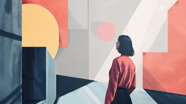 Highlight a graphic design project that uses minimal text, ample white space, and a restrained color palette to convey a clear and impactful message. 