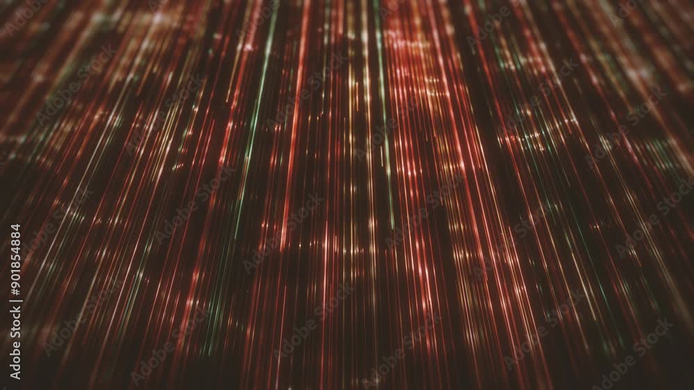 Aufkleber abstract flowing lines background/ animation of an abstract background of flowing and streaming ligh