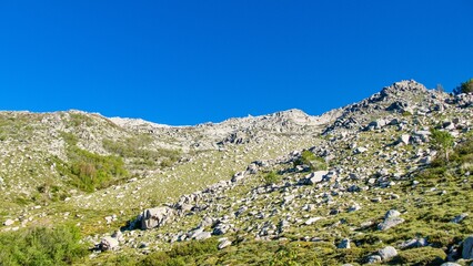 hiking the beautiful GR20 trail in corsica