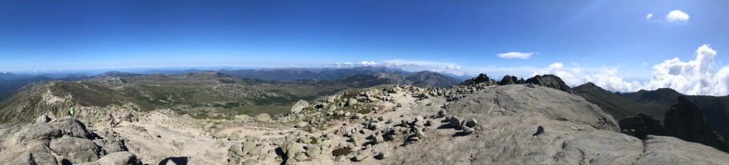 hiking the beautiful GR20 trail in corsica