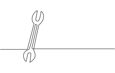 Single continuous line drawing of labor minimalist concept. Banner and logo for labor days. simple line, Labor Day doodle art design hand outline building. pro vector.