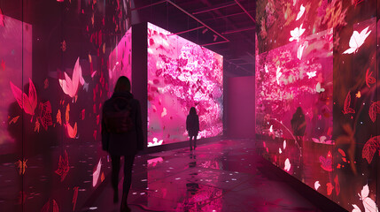 Fine Digital Art Interactive Visitor Installations