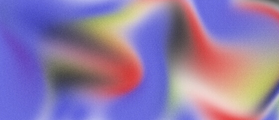 Modern Gradient Background with Grainy Texture. Futuristic Gradient with Grain Texture. Smooth Fluid Shapes and Grainy Textures. Grainy Noise Texture for Posters, Colorful Gradient Noise