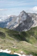 awesome scenery in Stubai Alps in Austria