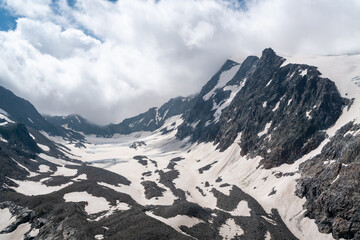 snow covered mountains in Austrian Alps