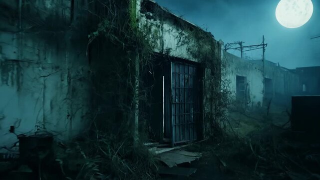 Haunted Ruins of an Old Industrial Facility
