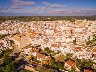 aerial view of the town, Alaior, Menorca, balearic islands, spain