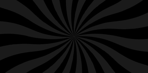 Vector abstract black and gray retro sunburst and ray wallpaper design. modern light ray sun art vintage backdrop texture background.