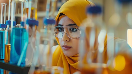 scientist working in laboratory