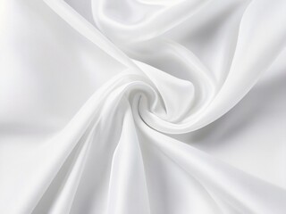 Obraz premium Gorgeous background texture of white cotton silk fabric