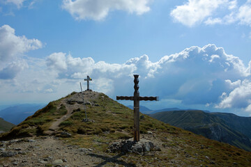 Costila Peak - 2490 m in Bucegi Mountains, Romania