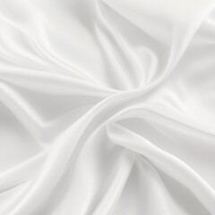 Obraz premium Beautiful white cotton silk fabric texture background