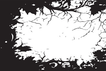 Obraz premium Vintage and antique background frame concept, paper texture with stains and scratches