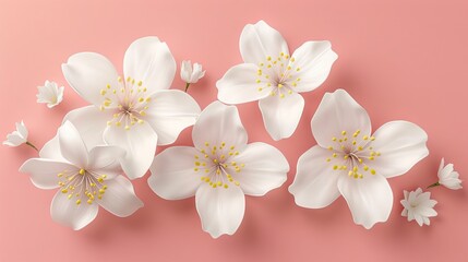 Background design with flowers