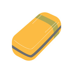 eraser, on a white background