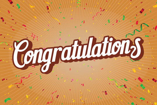 Congratulations Posts Background