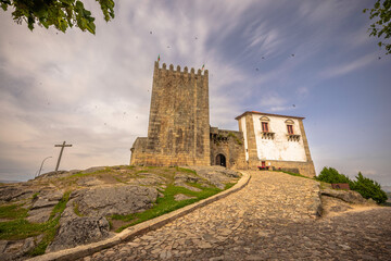 Belmonte, Portugal - June 27th 2024: The Medieval castle of Belmonte, Portugal