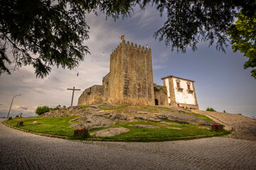 Belmonte, Portugal - June 27th 2024: The Medieval castle of Belmonte, Portugal