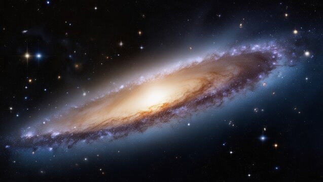 Depict the Milky Way galaxy in breathtaking Ultra 8k clarity, with thousands of twinkling stars, wispy interstellar clouds, and a glowing galactic core, all set against a deep, velvety black canvas.