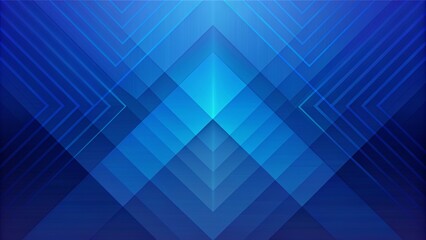 Obraz premium Geometric blue background. Abstract blue wallpaper with lines