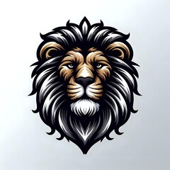 Obraz premium lion head illustration