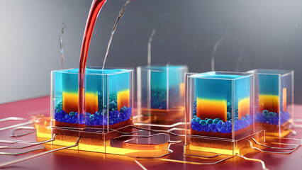 Immersive Electrolysis - 3D Chemical Process