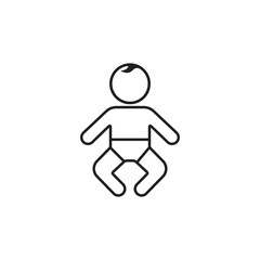 baby diaper icon