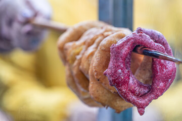 The originator of the donut. A street food specialty of Peru, the &ldquo;fried doughnut (picarones)&rdquo;.
