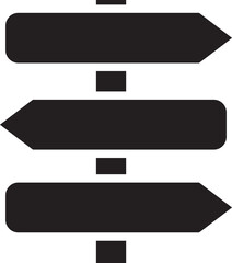 Obraz premium Street Signpost Icon
