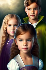 portrait of children