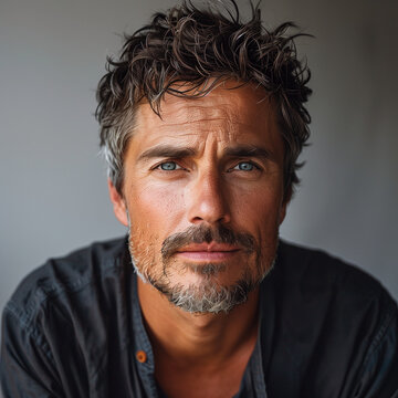 Attraktiver Mann, 40 bis 50 Jahre, Model, Portrait
