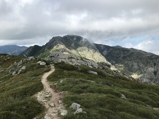 hiking the GR20 trail corsica island france