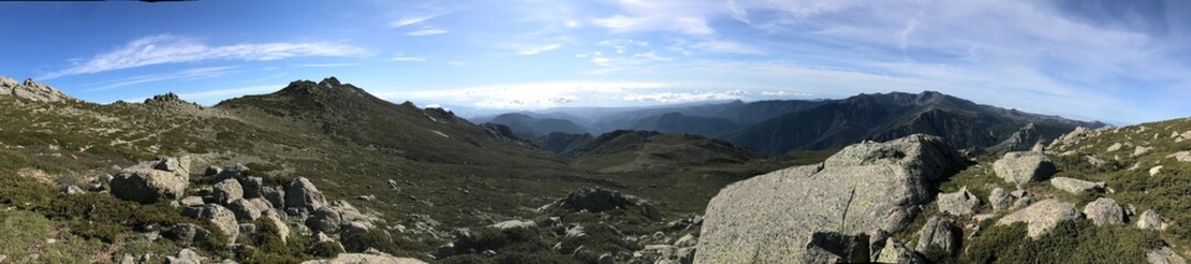 hiking the GR20 trail corsica island france