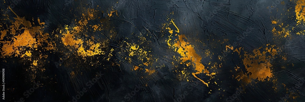 Aufkleber abstract dark pastel background with black and yellow textures creating a unique visual experience