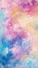 Fototapeta premium Ethereal Beauty of Pastel Watercolors Blending Softly in a Serene Abstract Composition