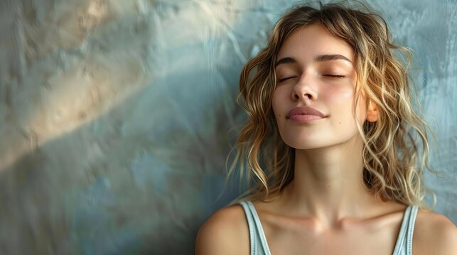 Woman practicing EFT tapping, Mental health, Emotional freedom technique