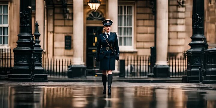 Police officer in London.
