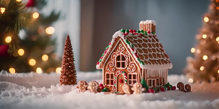 Christmas gingerbread house.