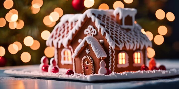 Christmas gingerbread house.