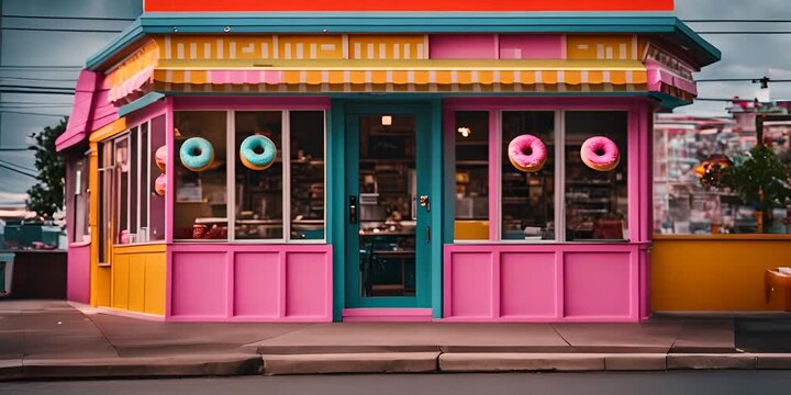 Sweet donut shop.