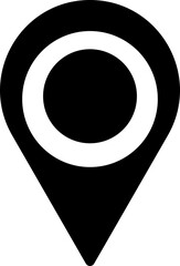 Location map pointer markers pin icon in flat. vector for apps and website. symbol of Pin Point Logo can be used for check the position Map pointer isolated on transparent background.