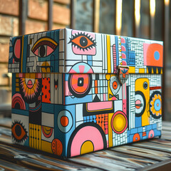 Playful Game Box Visualization: Creative Packaging for Immersive Entertainment