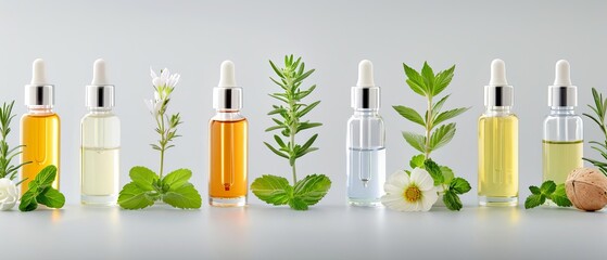 Collection of facial serums and oils, Beauty routine, Targeted skin treatments