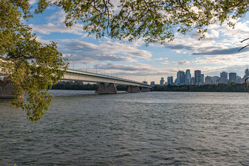 View of Montreal's dowtown from St. Helen's Island