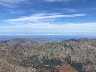 hiking the GR20 trail corsica island france