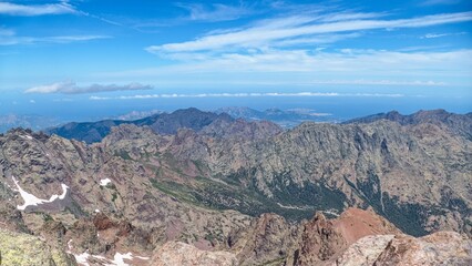 hiking the GR20 trail corsica island france