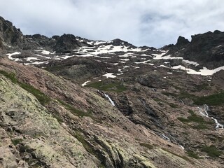 hiking the GR20 trail corsica island france