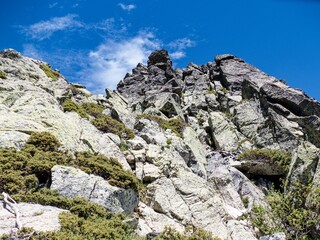 hiking the GR20 trail corsica island france