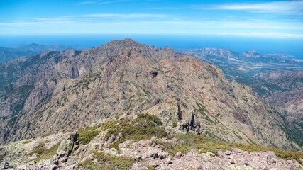 hiking the GR20 trail corsica island france