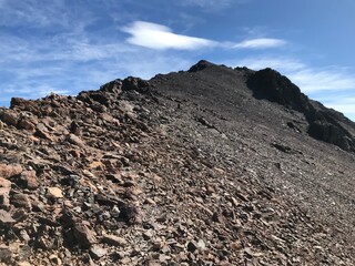 hiking the GR20 trail corsica island france